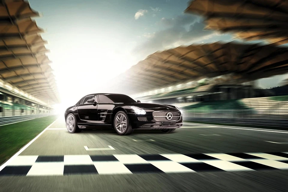 Carson 500404310 1:24 Mercedes Benz SLS AMG 2.4G 100% RTR schwarz - Ferngesteuer - Image 4 of 4