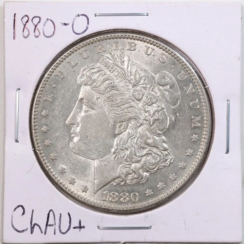 1880-O $1 Morgan Silver Dollar in Choice AU+ Condition #5921