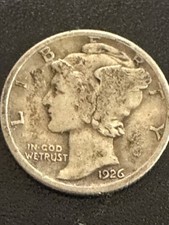 1926 D Mercury Dime XF