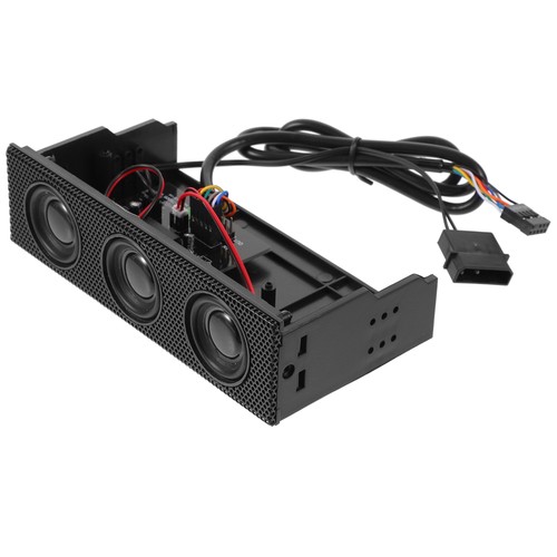 Front Panel Black PC Front Panel Speakers Stereo Surround Computer Case - 第 2/12 張圖片