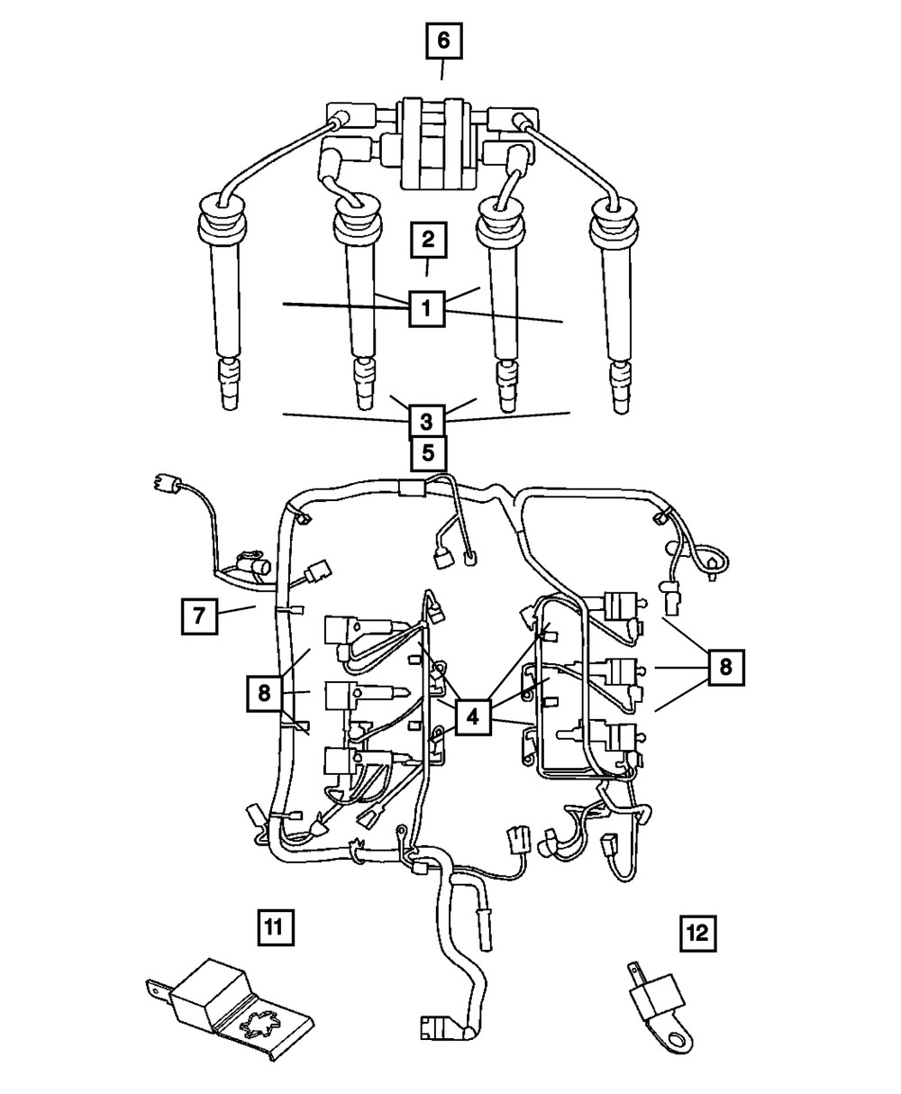 Genuine Mopar Spark Plug 68303929AA