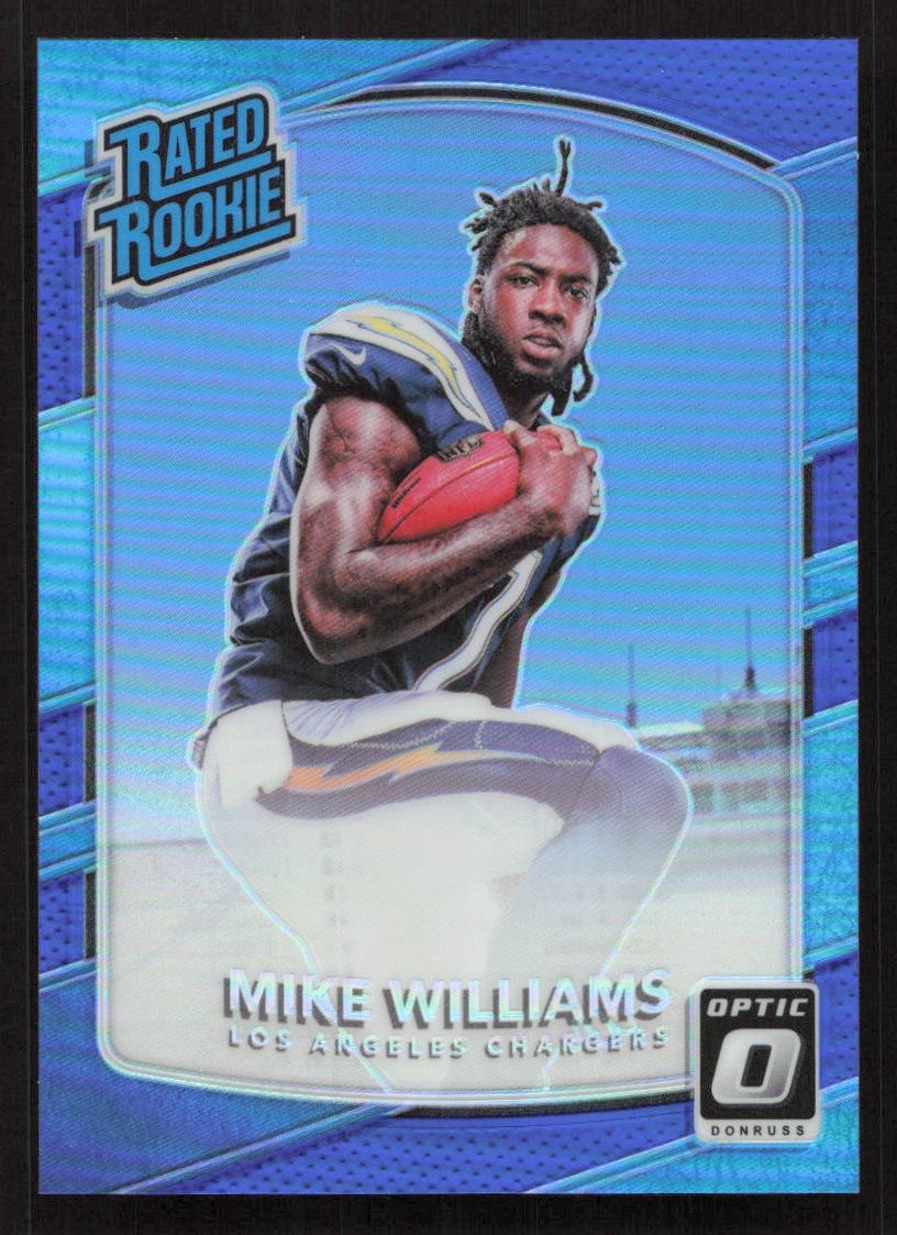 2017 Donruss Optic Mike Williams Blue #/149 RC Rookie #174 Card