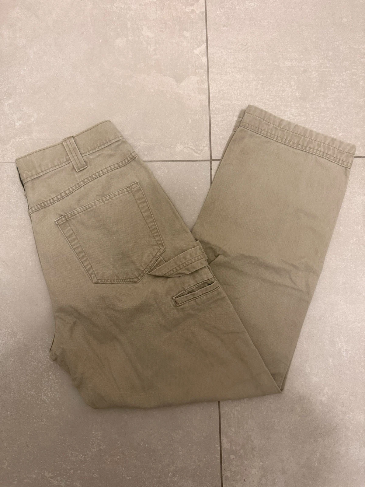 Men’s Tan Amazon Essentials cargo pants size 29x30