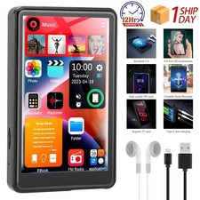 2026 Bluetooth MP3 Music Player Full Touch Screen FM MP3 Player HiFi 16G 4.0inch