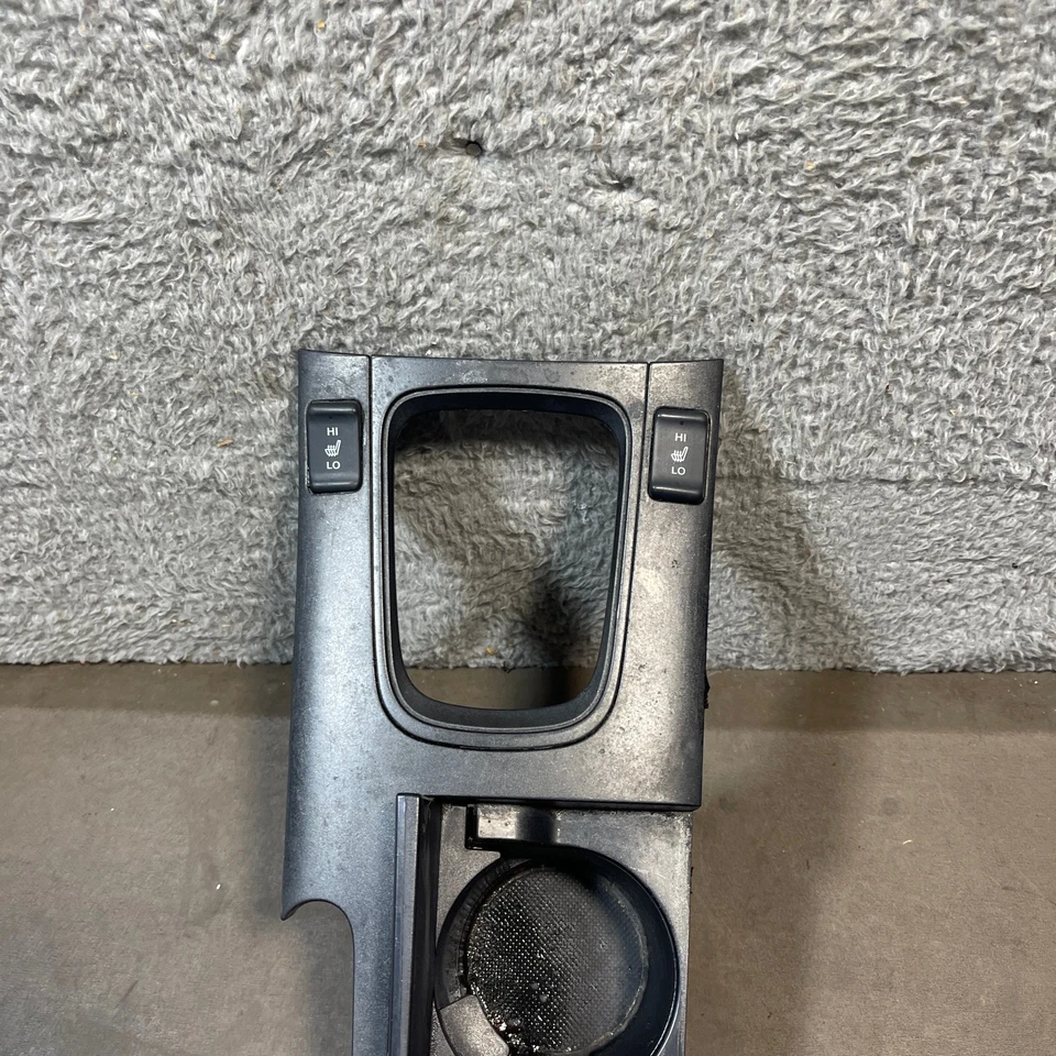 Acura TSX 2004-2008 consola central soporte para cubo y bisel de palanca de cambios A/T OEM NEGRO Foto 4 de 4
