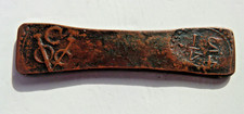 Niederlande Ceylon VOC, 4 3/4 Stuiverbonk 1785 Kupfer 29,9 Gr. L 7 cm vz