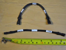 2 X APC Battery Back-UPS U Shape Coupler Cord Cable Connector  (w152)