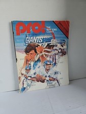 Giants Pro! Magazine 1980 NFL New York Giants Vintage Phil Simms Program