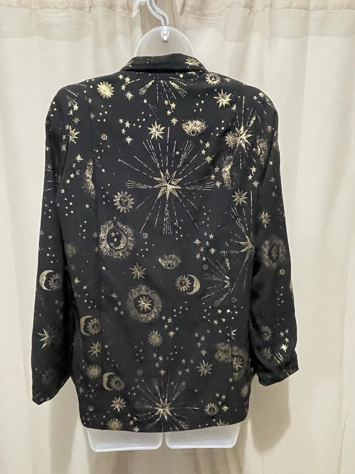 Jennafer Grace Celestial Stars Blazer XS Limited Edition Handmades - Image 4 of 4