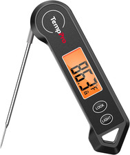 Temppro TP19H Waterproof Digital Meat Thermometer with Ambidextrous Backlit and