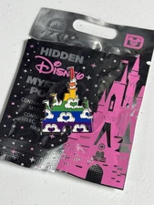 2025 Disney Hidden Mickey Pin Wave B Mystery Pouch Rainbow Castle!