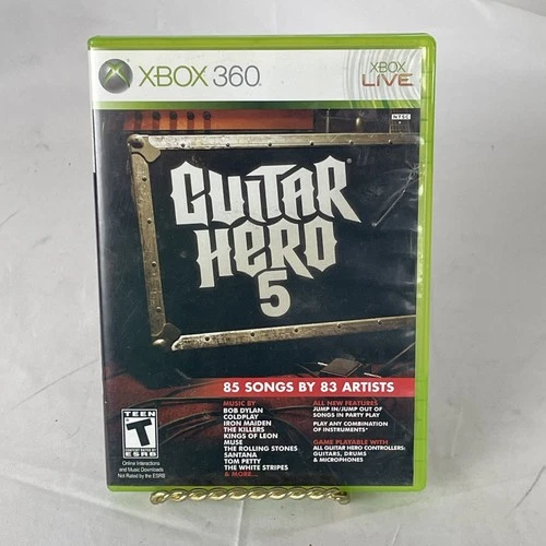 Guitar Hero 5 (Xbox 360, 2009) Complete Tested CIB Tested Working