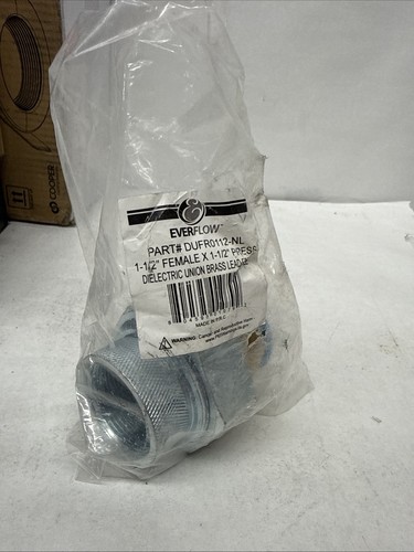 Dielectric Union Pipe Fittings 1-1/2 in. FIP x Press Lead Free Galvanized Brass