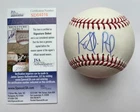 Keibert Ruiz Signed Auto OML Baseball JSA Signature Debut COA Dodgers Nationals