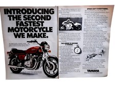 1978 Yamaha XS Eleven XS1100 2 Page Vintage Print Ad Motorcycle