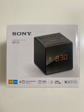 Sony ICF-C1 FM AM Clock Radio White Alarm Timer Open Box Unused Boxed Japan JP