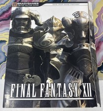 Brady Games Final Fantasy XII Limited Edition Strategy Guide Art Book With Map