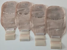 Hollister 8371 Ostomy Pouches 1-Piece Drainable Cut-to-2-1/2" 4 Loose No Box