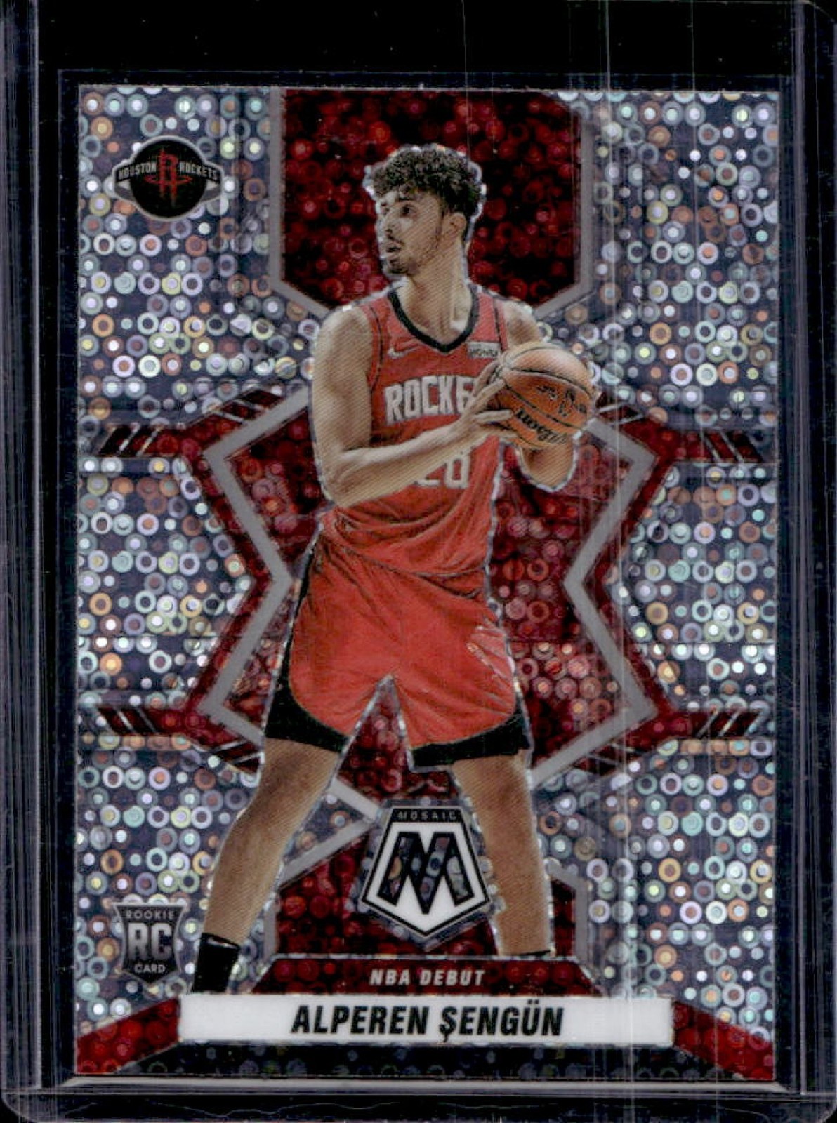 2021-22 Mosaic Alperen Sengun RC Fast Break Silver #272 Rockets