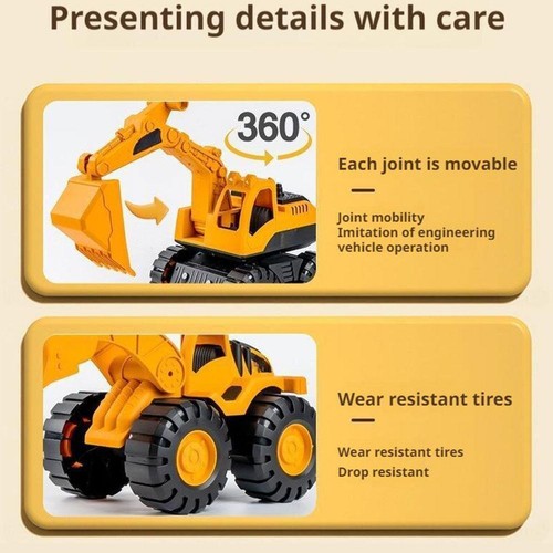 Inertial Driving Engineering Car Toy V5O4 D6J7 P8N9 U9Z3 S5W1 A6E1 - Picture 9 of 23
