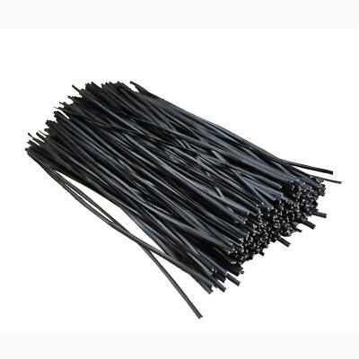 HHTHH 1000 pcs 6 inch Black Cable Twist Ties Plastic Twist Ties