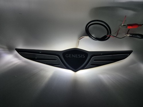 Hood or Trunk OEM New Wing Logo LED Emblem 1PC 6color For 2018~2024+ Genesis G70 - Picture 18 of 55