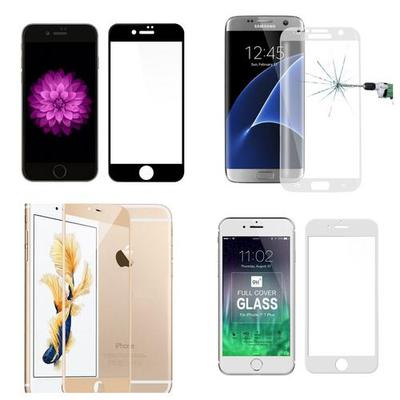 Full Curved 3D Hartglas Displayschutzfolie für iPhone 7 Plus, S7 Edge, S7