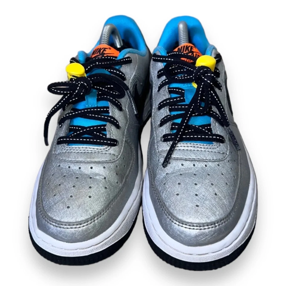 Nike Air Force 1 Low GS "Sky Nike" CW6011-001 Youth 4 Women's 5.5 - Image 3 of 4