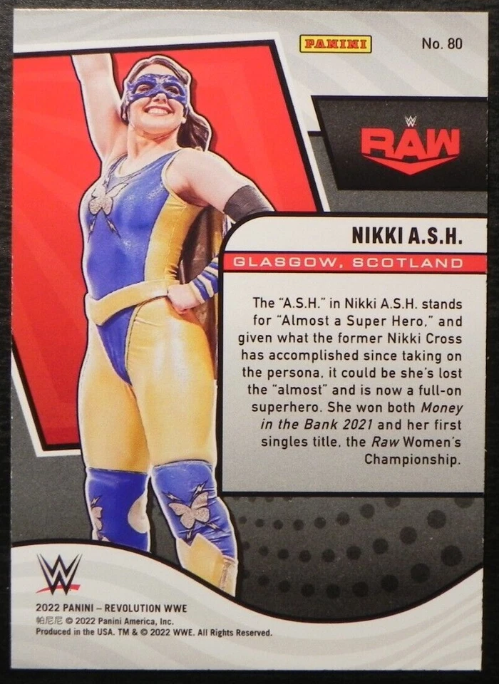 2022 Panini Revolution WWE Wrestling #80 Nikki A.S.H. Nikki Cross - Image 2 of 2