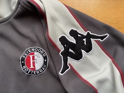 FEYENOORD ROTTERDAM FOOTBALL SOCCER TRACK JACKET KAPPA sz 2XL | eBay
