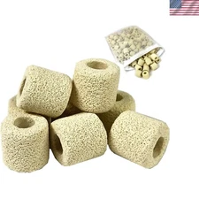 Ceramic Bio Filter Media Rings 180ct - 1lb for Enhanced Aquarium Filtration