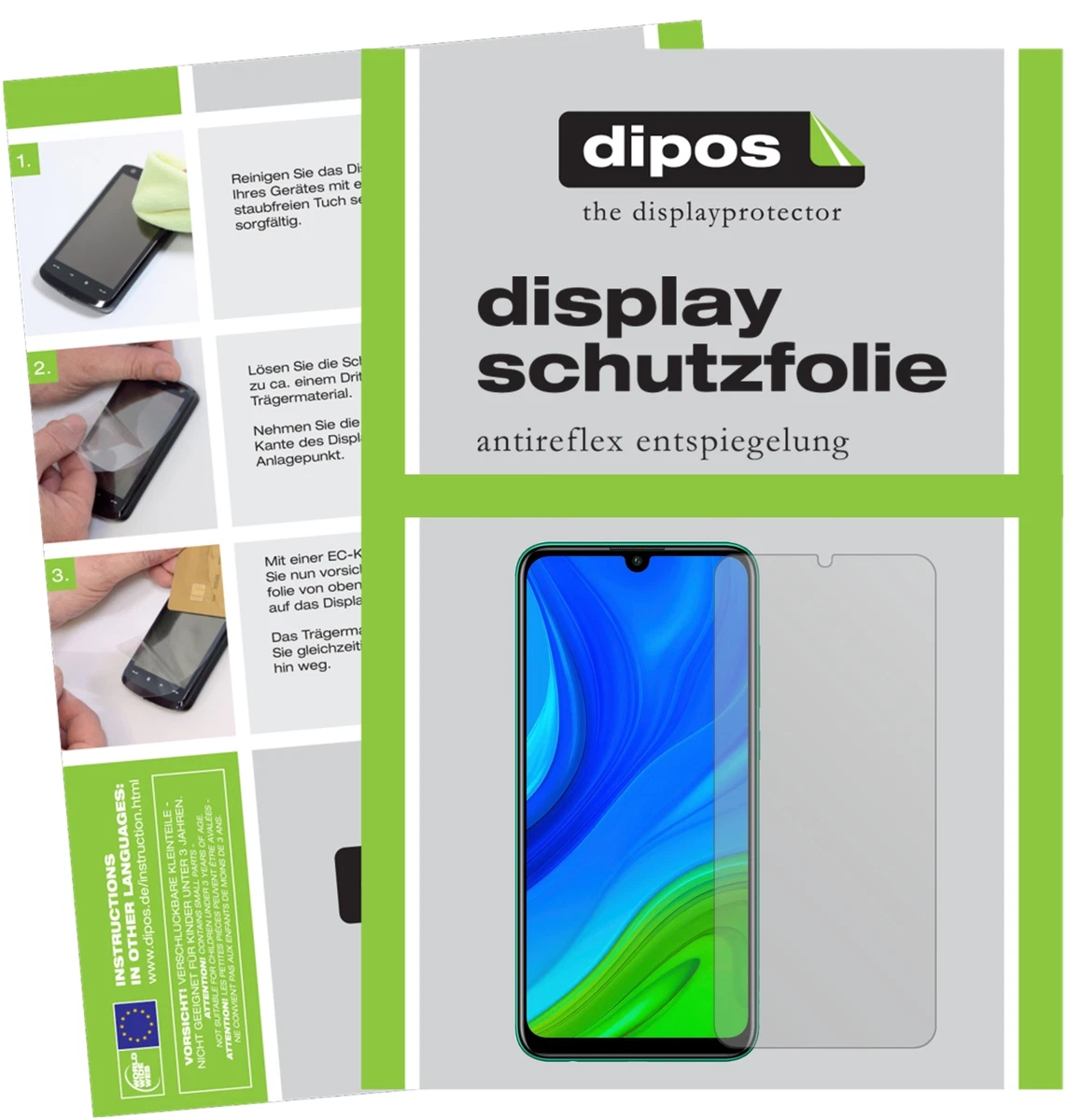 2x Pellicola Protettiva per Huawei Enjoy Max rivestimento al 100% Protezione