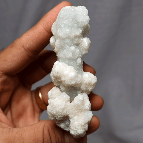 Espécimen de geoda de cristal druzy estalactita de cuarzo solar natural 80,2 g decoración mineral - Imagen 16 de 17