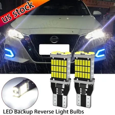 LED Backup Reverse Light Bulbs 6000K WHITE 921 for Nissan Frontier Altima Titan