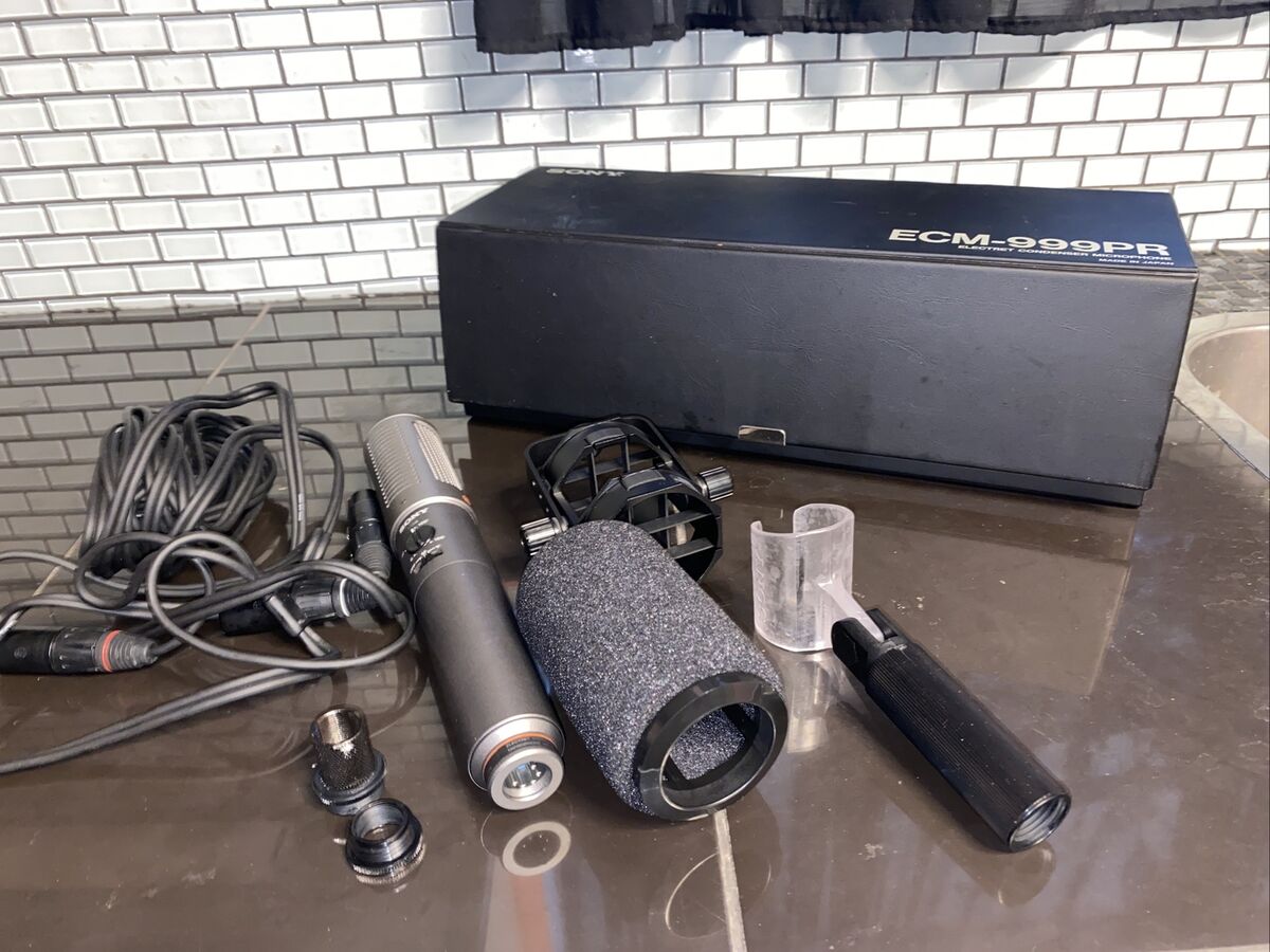 SONY ECM-999PR PRO Electret Condenser Stereo Microphone pro SONY ECM-999PR PRO Electret Condenser Stereo Microphone pro