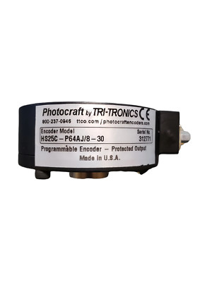 Photocraft By Tri-Tronics programmable Encoder Model: HS25C-P64AJ/8-30 - NEW IN
