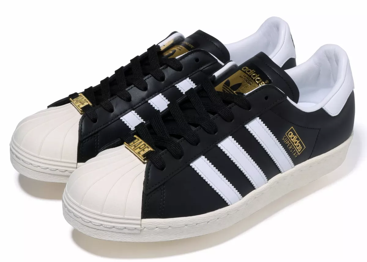 Bape x adidas Originals Superstar 80S Black 1I73-191-919