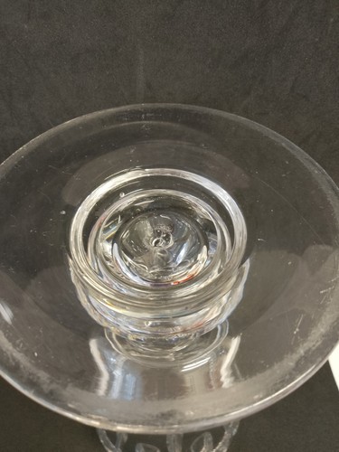Große Vintage Böhmische Kristallglas Sellerie Vase, Hurricane Vase/Milchshake Vase - Bild 7 von 11