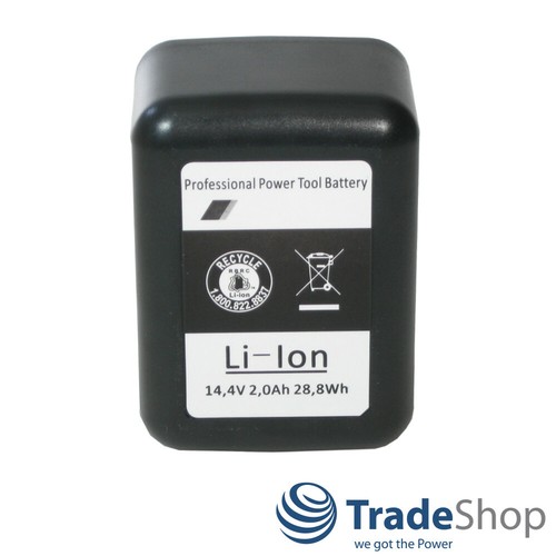 2x AKKU 14,4V Li-Ion 2000mAh ersetzt Gesipa 7251045 7251049 für FIREBIRD 7260032 - Bild 5 von 5