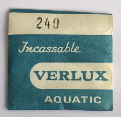 Verre De Montre De Plongée Verlux Aquatic Plexi - Diamètre 240, NOS (New Old Stock)