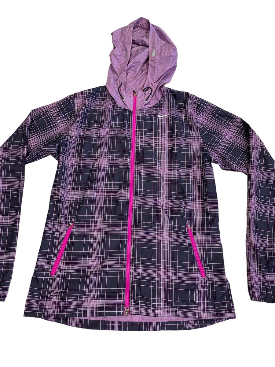 nike jacket plaid hood