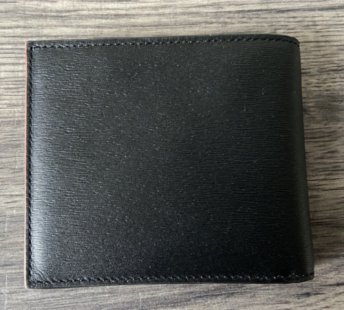 PAUL SMITH STRAW GRAINED LEATHER WALLET ARTIST STRIPE LINING MADE IN ITALY BNIB - Bild 5 von 10