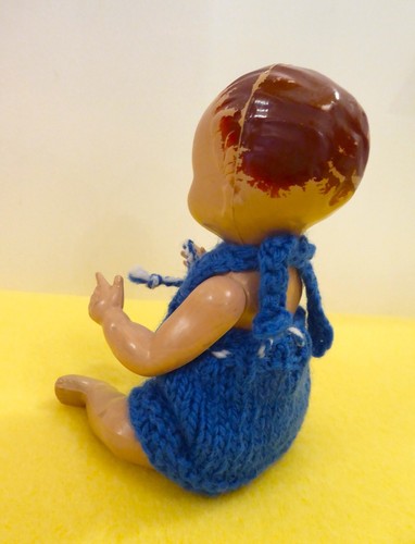 PUPPENWAGEN für die GRÖSSERE PUPPENSTUBE mit BABY PÜPPCHEN - Bild 11 von 11