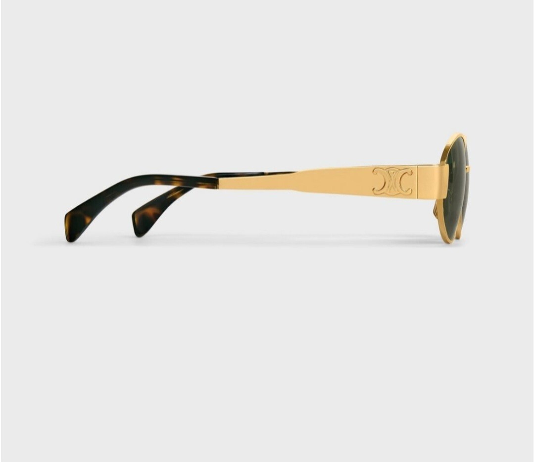 New■CELINE■CL40235U トリオンフメタル サングラス 【関税込】 Sunglasses women CELINE CL40235U Triomphe metal with gold