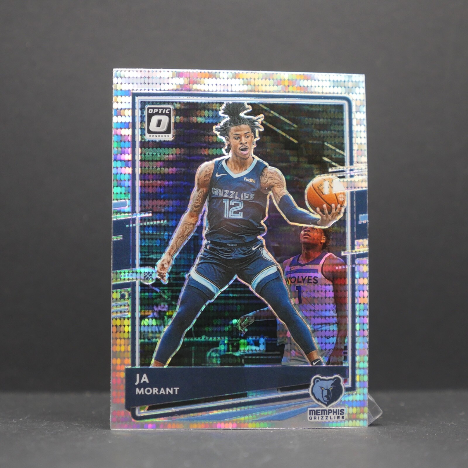 2020-21 Donruss Optic JA MORANT Silver Pulsar Prizm #117 Memphis Grizzlies