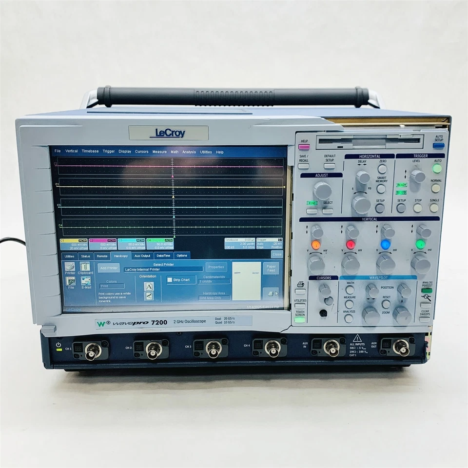 Osciloscopio digital de 4 canales LeCroy WavePro 7200 WAVEPRO7K (opción: XMAP, VL) Foto 2 de 4