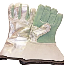 New Aluminized Heat Resistant 13" Welding Gloves