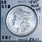 1885 BU GEM MORGAN SILVER DOLLAR UNC MS+++ U.S. MINT RARE COIN 8211