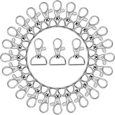 50pc swivel snap hook - keychain lanyard clips - fits 3/4 inch - FREE SHIPPING