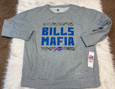 Buffalo Bills Zubaz Bills Mafia Gray Women's Size Large Crew Sweatshirt